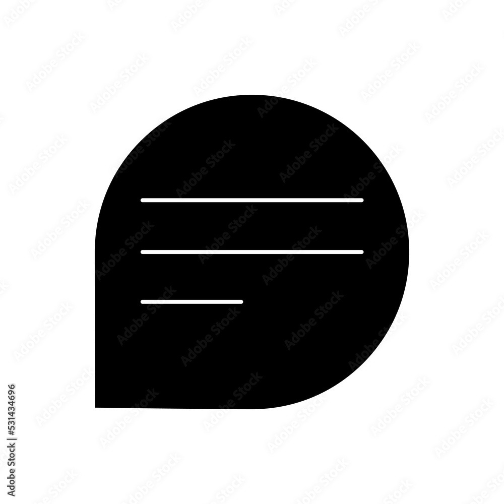 Speech Bubble icon Chat symbol icon Vector illustration for website design UI Speech Bubble icon Chat symbol icon Vector illustration for website design UI