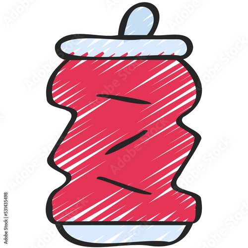 Crushed Can Icon