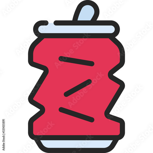 Crushed Can Icon