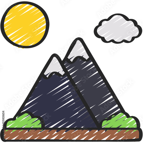 Mountains Icon