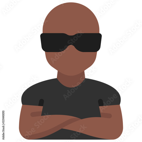 Bouncer Security Guard Icon