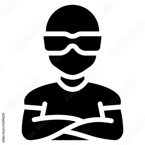 Bouncer Security Guard Icon