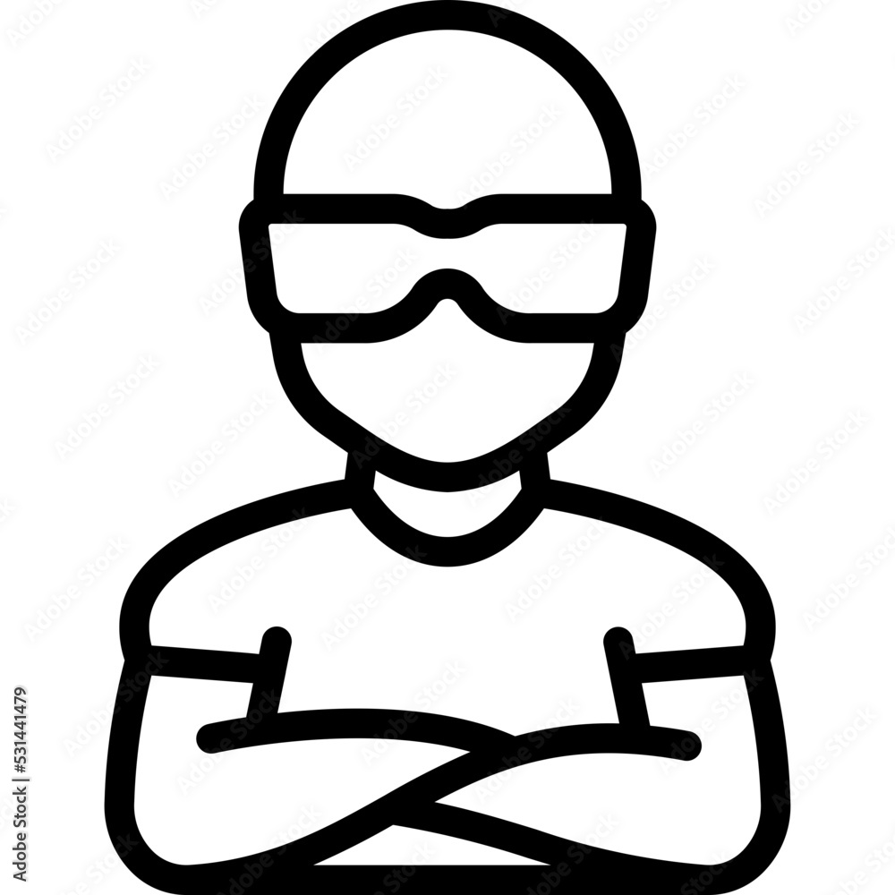 Bouncer Security Guard Icon Bouncer Security Guard Icon