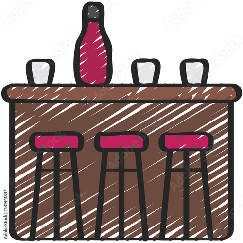 Bar Stools Icon