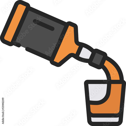 Pour Whisky Icon