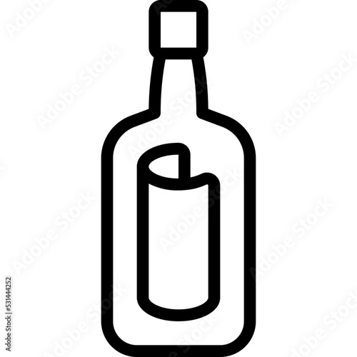 Message In Bottle Icon