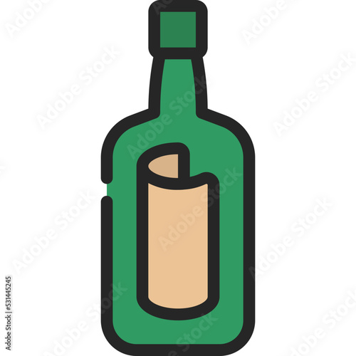 Message In Bottle Icon