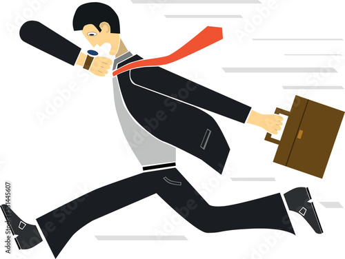 A restless person who is in a hurry, but does not have time to get anywhere