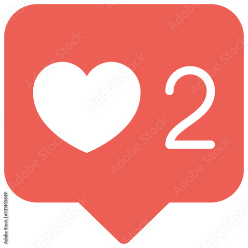 Likes Message Icon