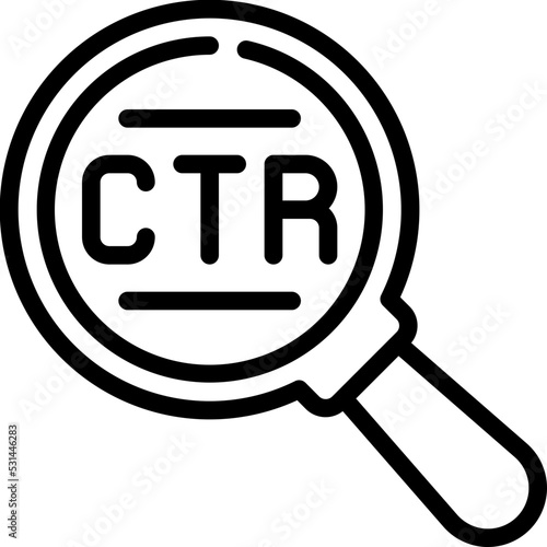 Click Through Rate Icon