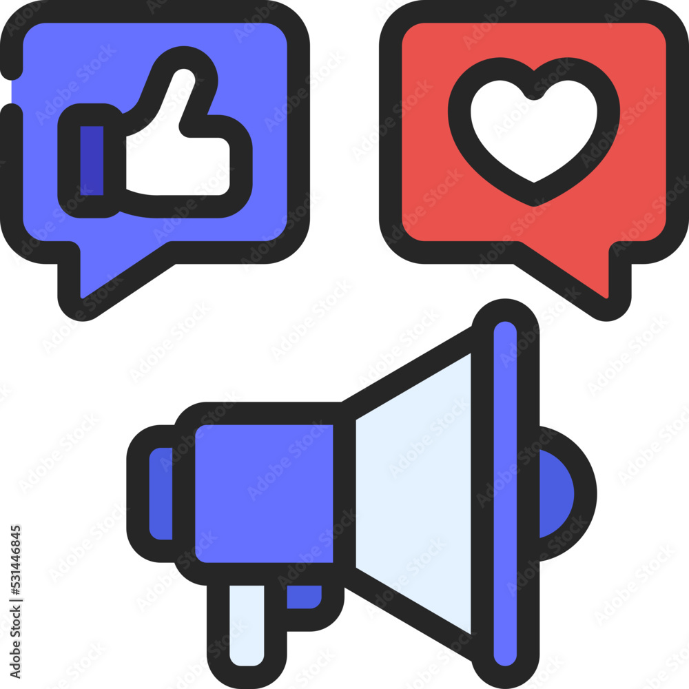 Social Media Marketing Icon Social Media Marketing Icon