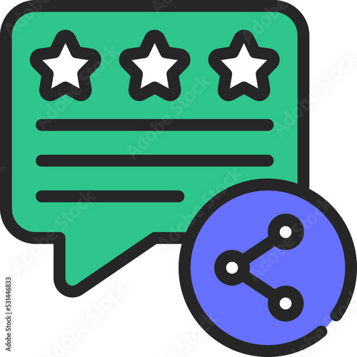 Share Review Icon