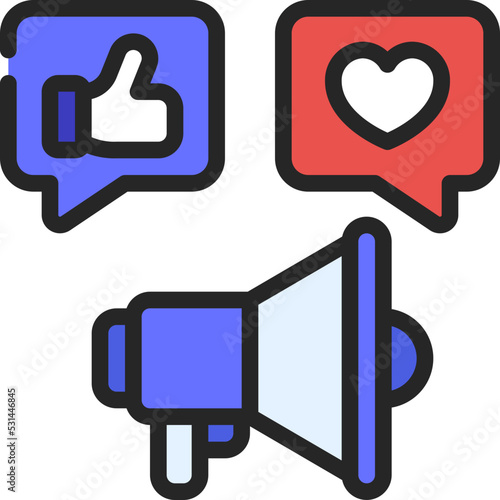 Social Media Marketing Icon