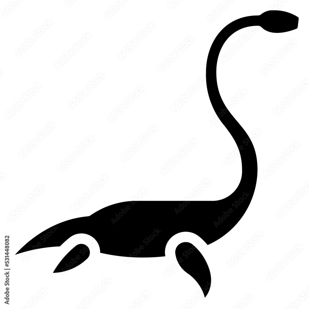 Obraz premium Elasmosaurus Icon