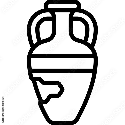 Broken Vase Icon