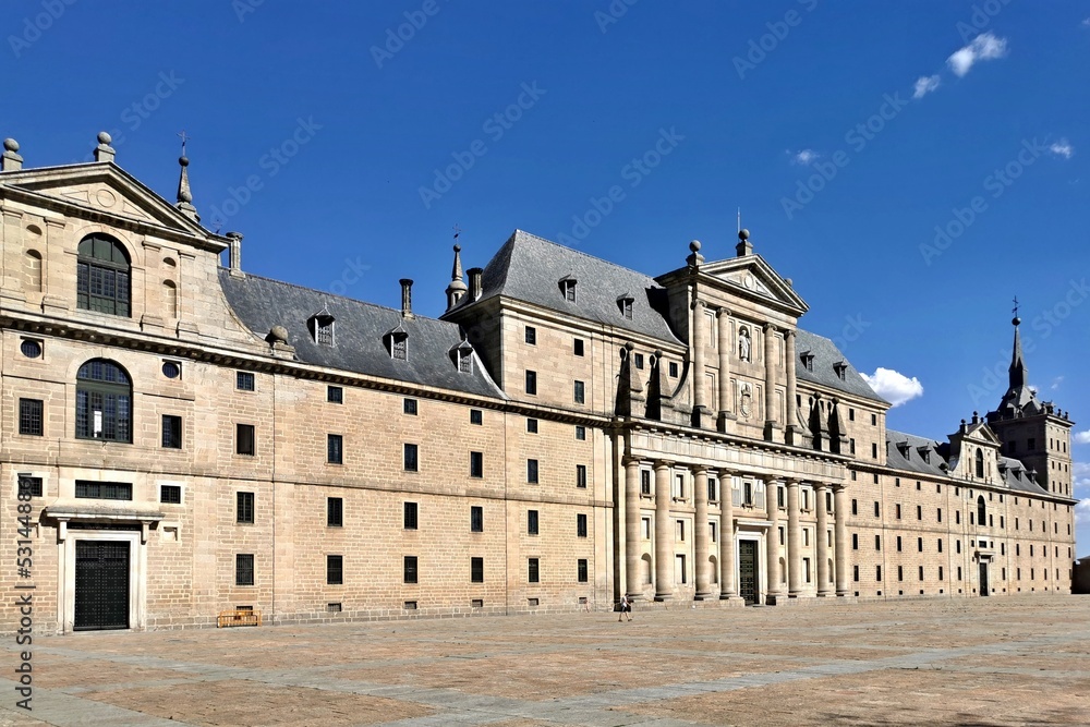 frontage of El Escorial monastery