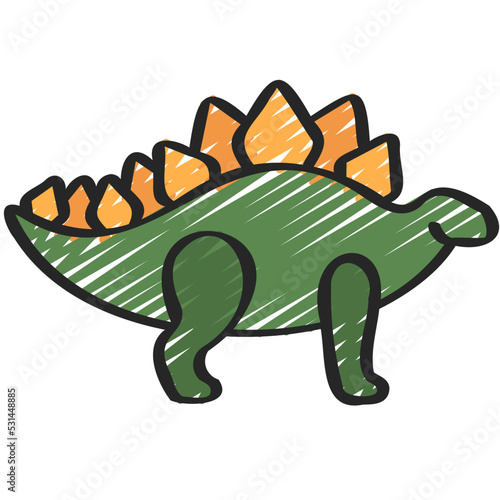 Stegosaurus Icon