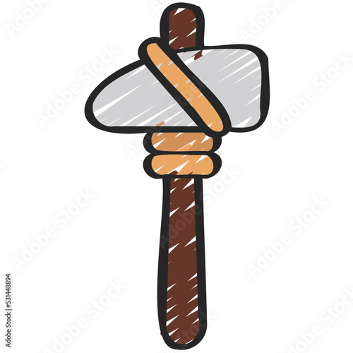 Caveman Hammer Icon