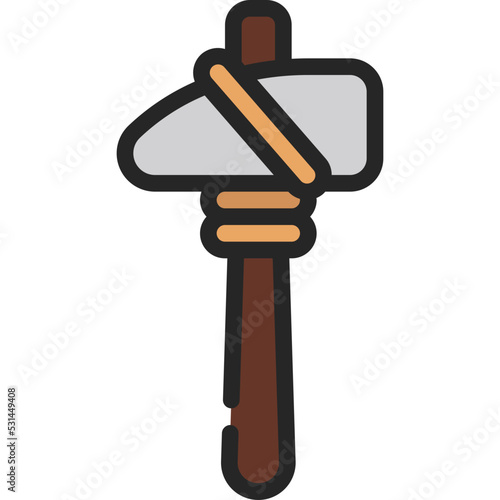 Caveman Hammer Icon