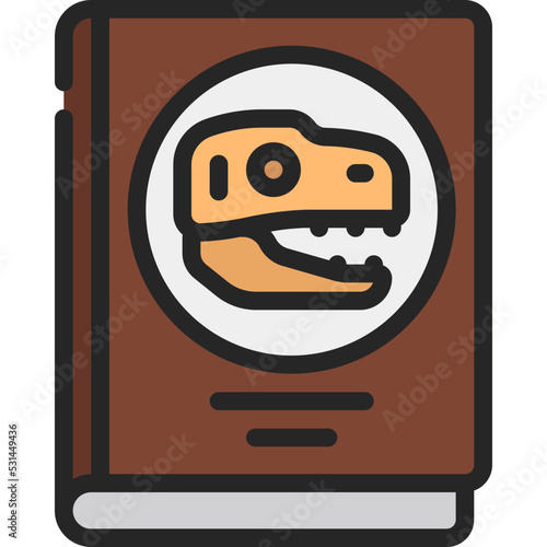Dinosaur Book Icon