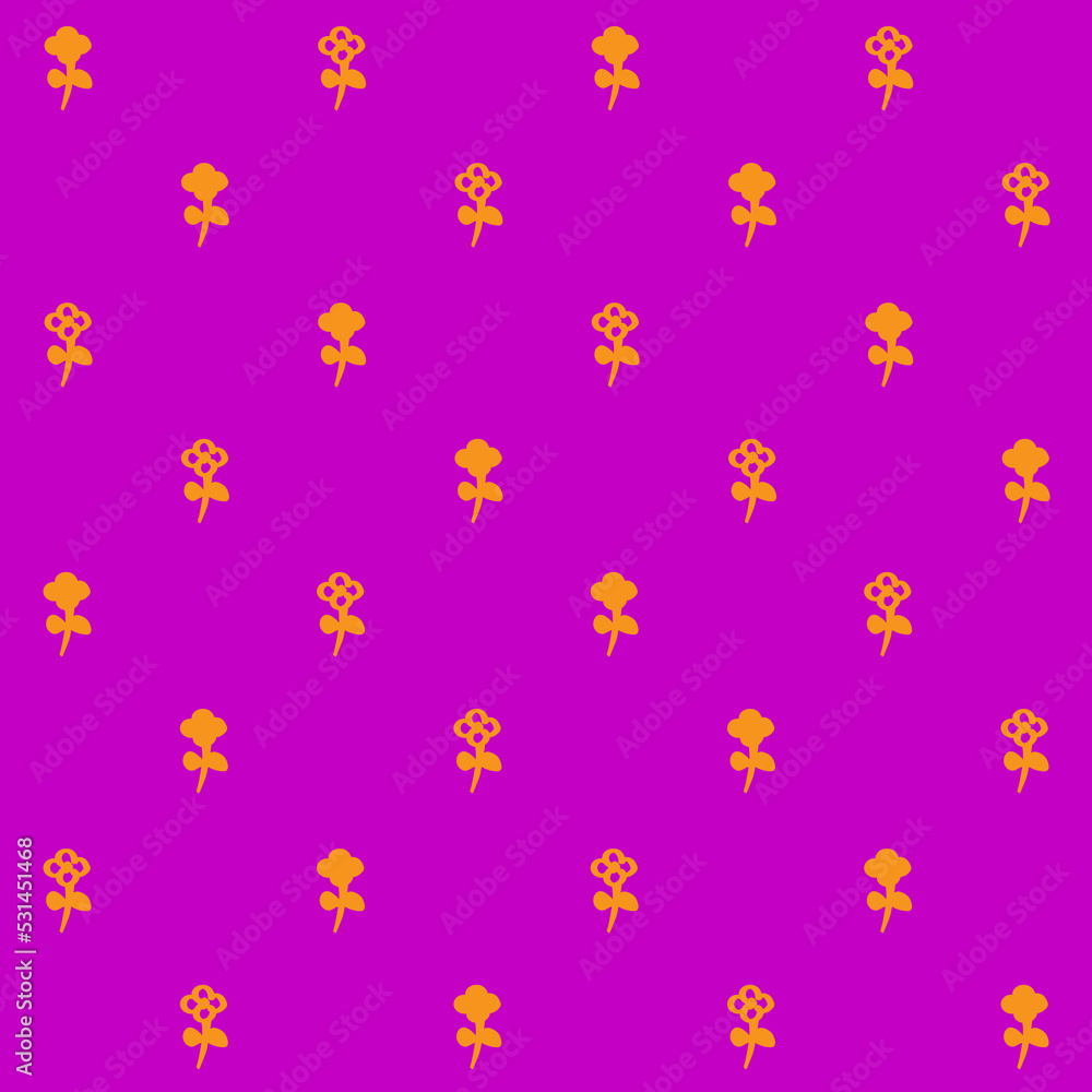 Hand Drawn Flower Seamless Pattern Hand Drawn Flower Seamless Pattern