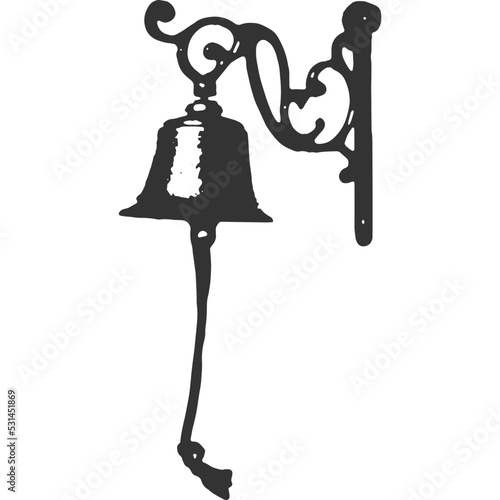 Bell Vintage Illustration Vector