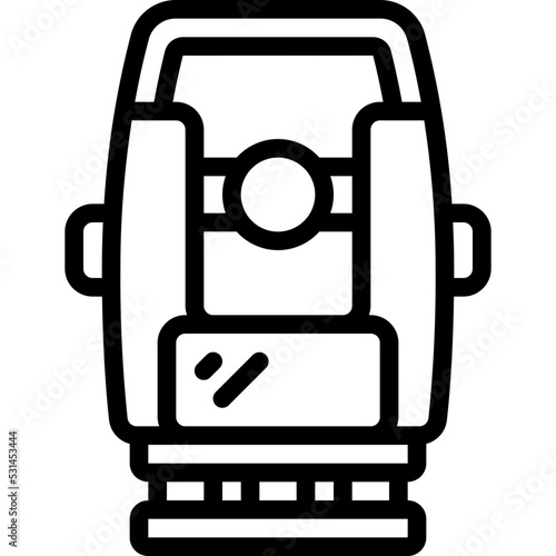 Digital Theodolite Icon