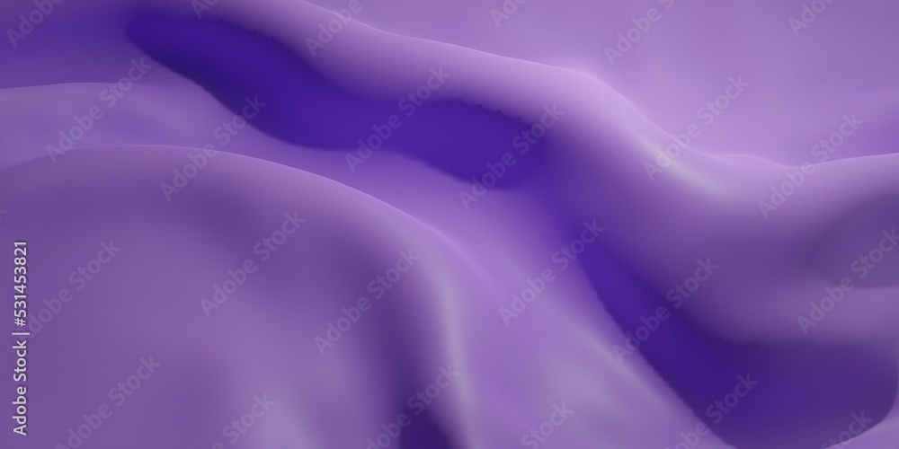 Abstract purple cloth.Clear background.3d rendering Abstract purple cloth.Clear background.3d rendering