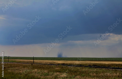 Tornado Touches the Ground near Stratton photo