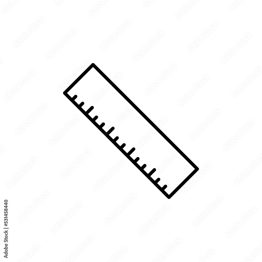 Ruler icon vector design templates Ruler icon vector design templates