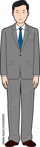平均的日本人男性ビジネスマン