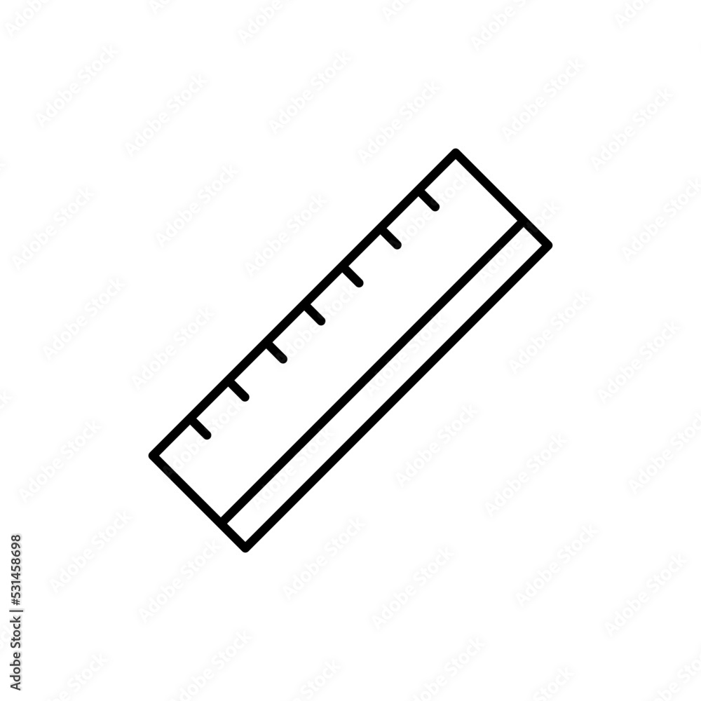 Ruler icon vector design templates Ruler icon vector design templates