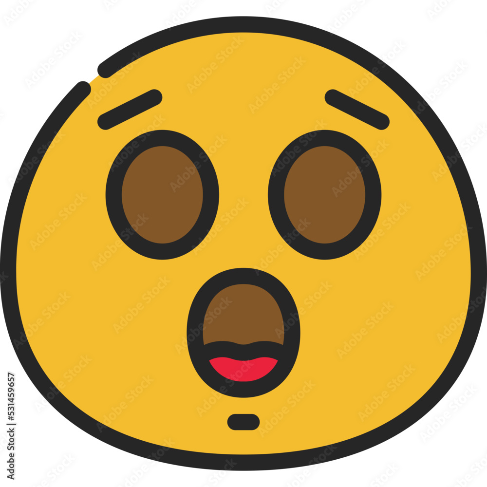 Fototapeta premium Shocked Icon