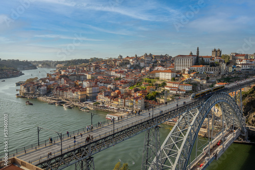 Vue sur Porto et le Pont Dom-Luís, Portugal