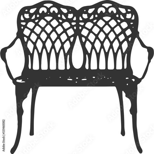 Chair Vintage Illustration Vector