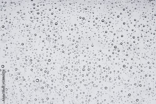 wet window in drops