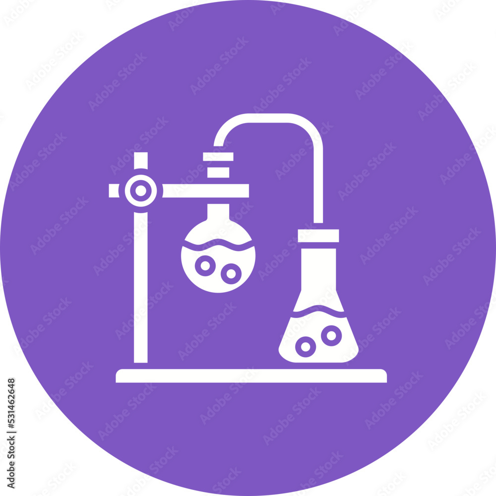 Obraz premium Apparatus Multicolor Circle Glyph Inverted Icon