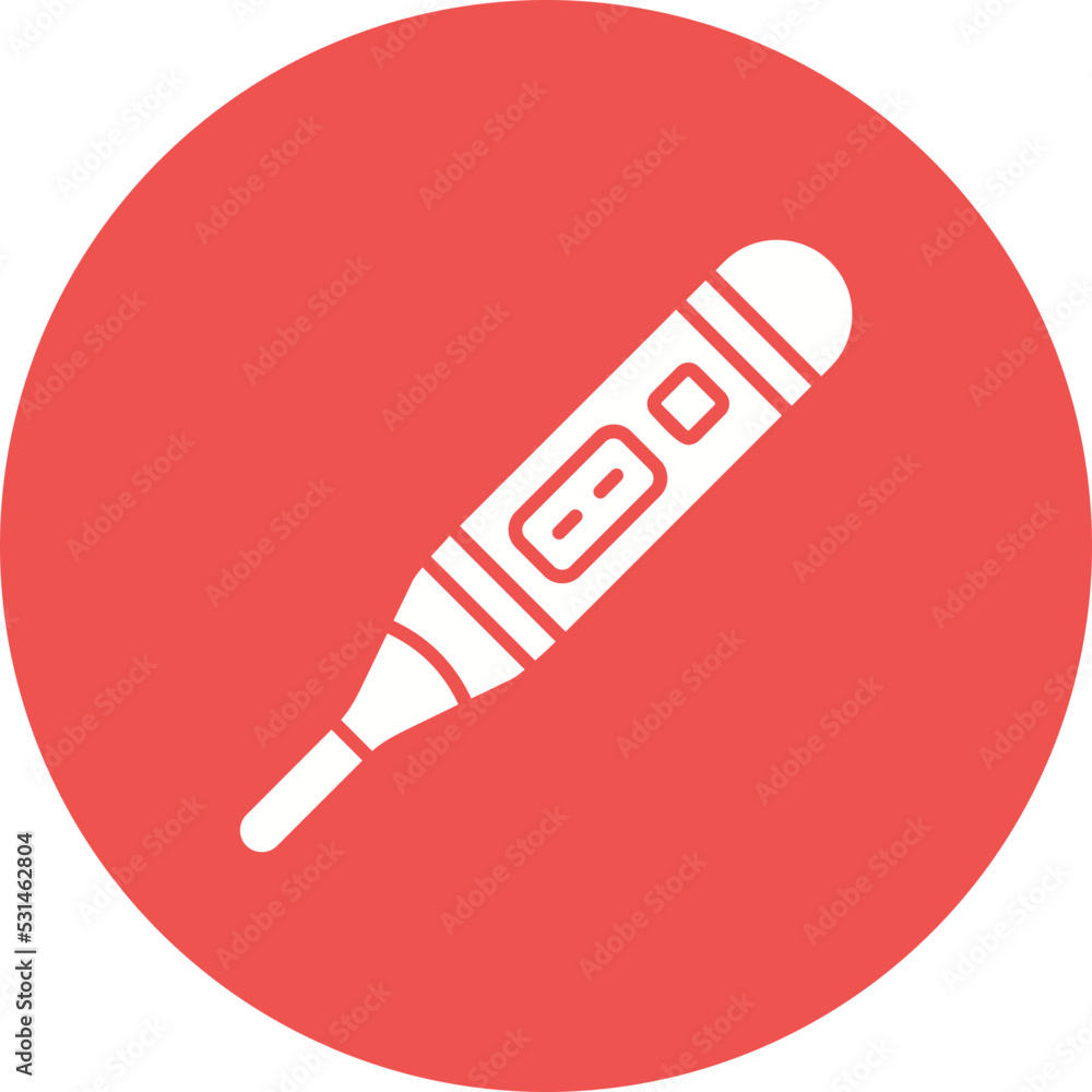 Thermometer Multicolor Circle Glyph Inverted Icon Thermometer Multicolor Circle Glyph Inverted Icon