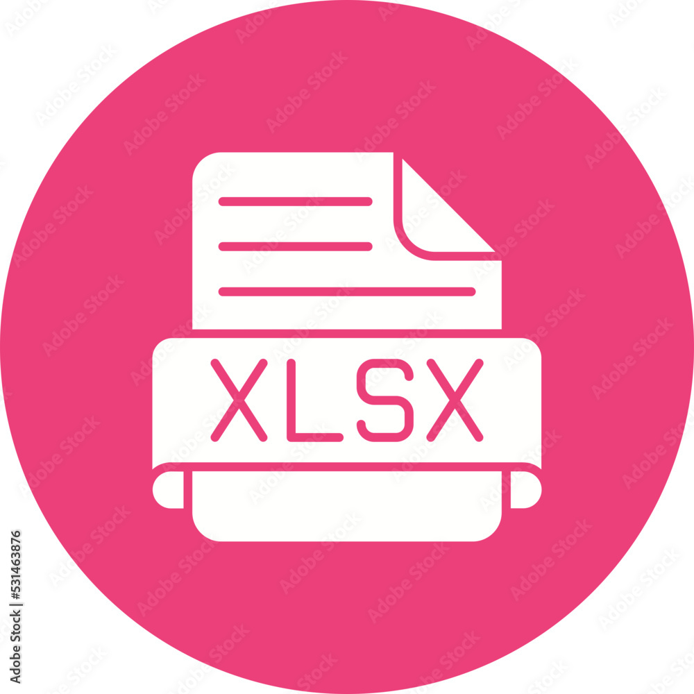 Xlsx Multicolor Circle Glyph Inverted Icon Xlsx Multicolor Circle Glyph Inverted Icon
