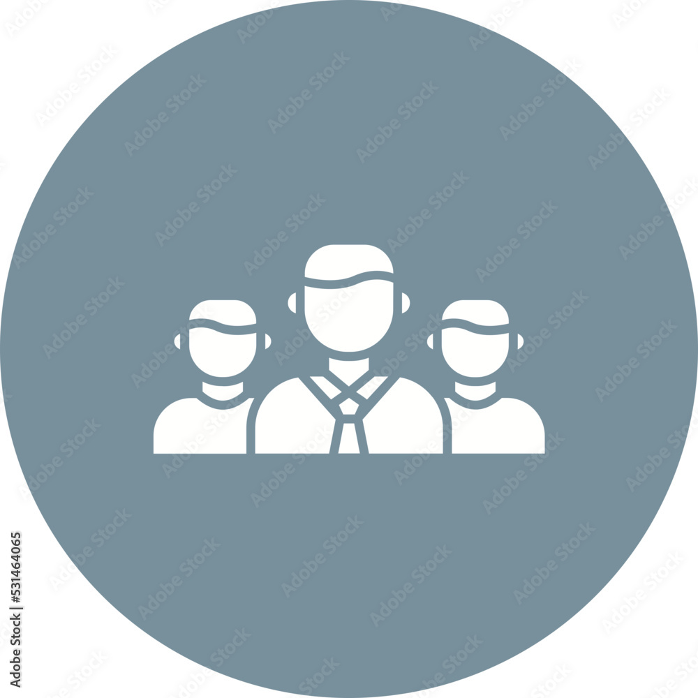 Team Multicolor Circle Glyph Inverted Icon Team Multicolor Circle Glyph Inverted Icon