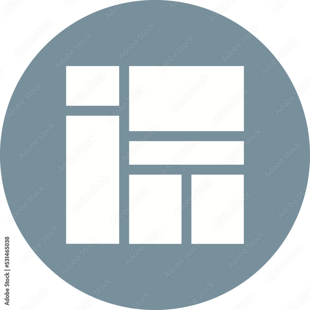 Dashboard Multicolor Circle Glyph Inverted Icon Dashboard Multicolor Circle Glyph Inverted Icon