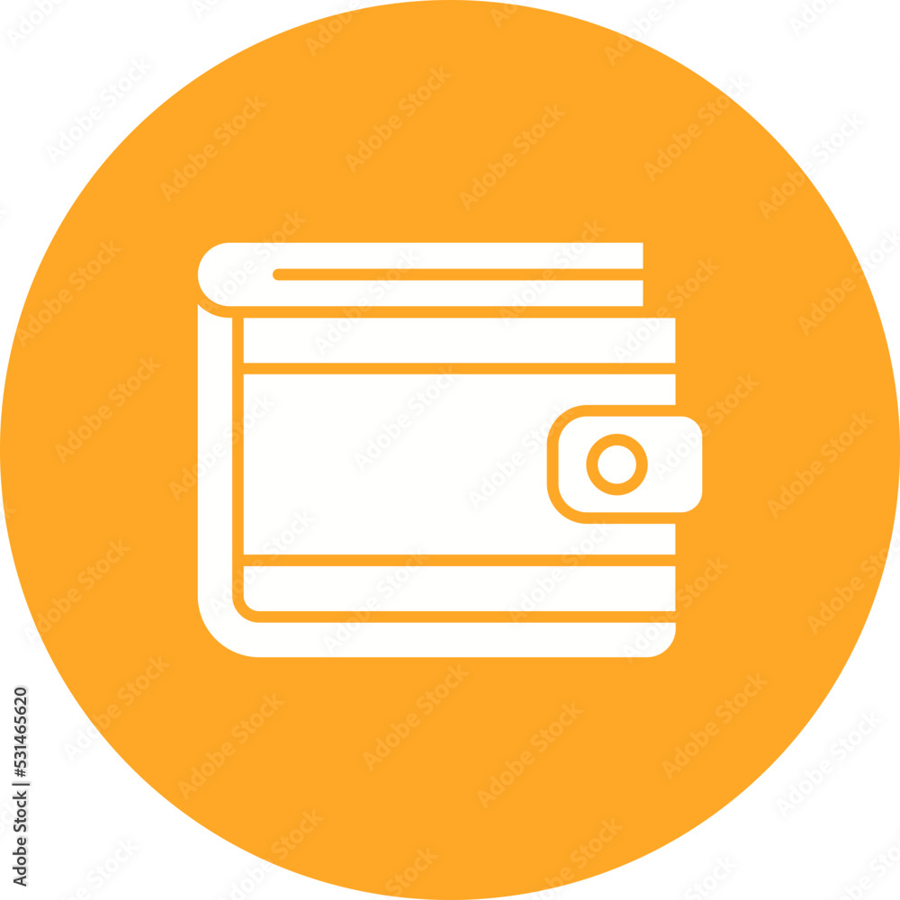 Wallet Multicolor Circle Glyph Inverted Icon Wallet Multicolor Circle Glyph Inverted Icon