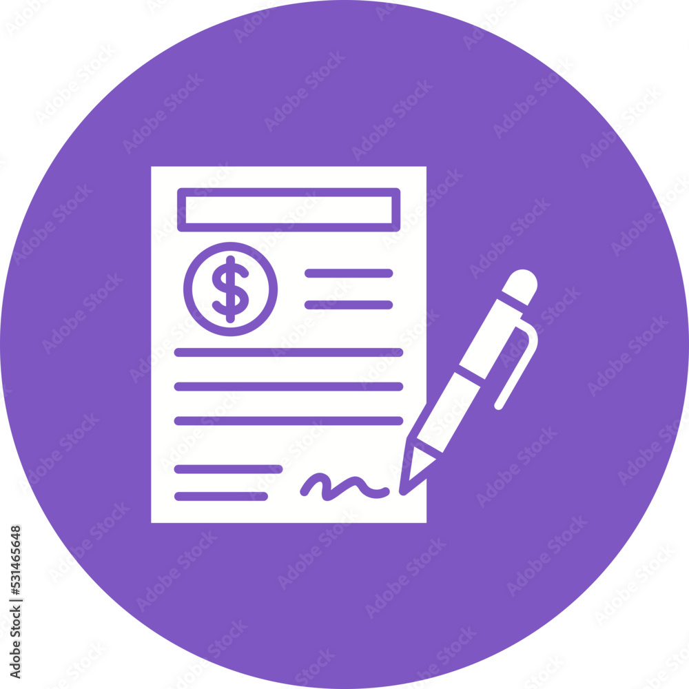 Agreement Multicolor Circle Glyph Inverted Icon Agreement Multicolor Circle Glyph Inverted Icon