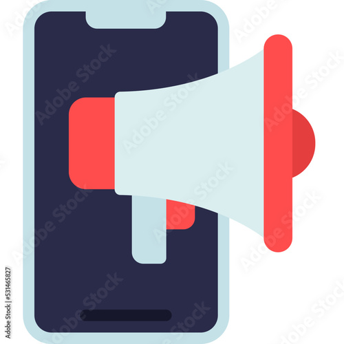 Mobile Marketing Icon