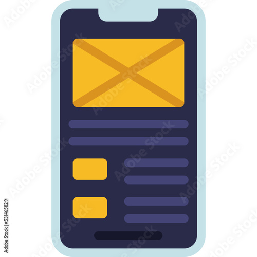 Mobile Wireframing Icon