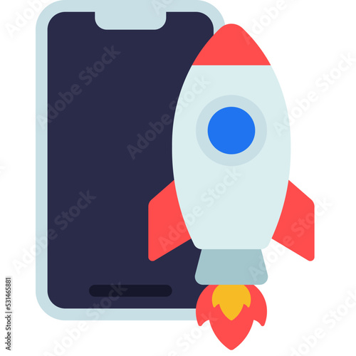 Launch Mobile App Icon