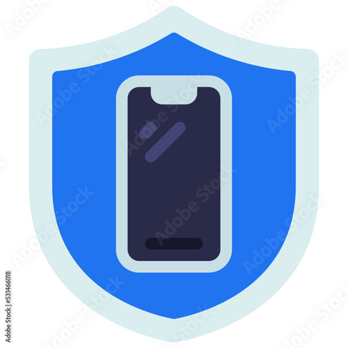 Mobile Security Icon