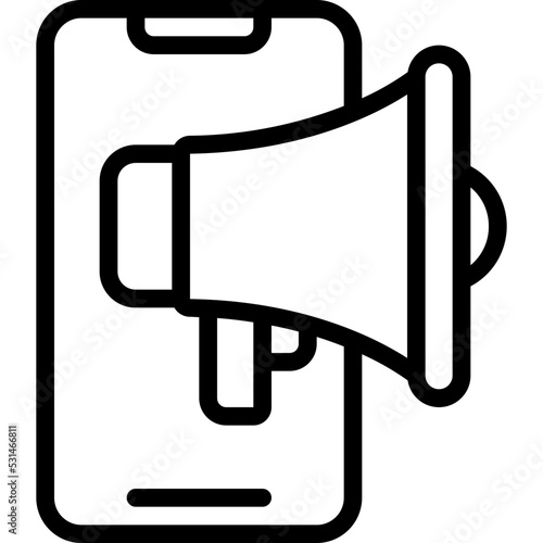 Mobile Marketing Icon