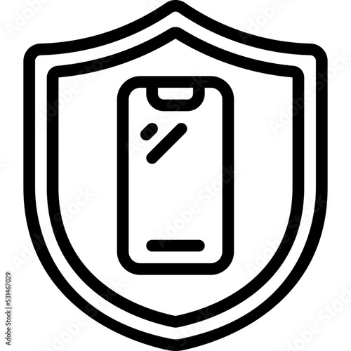 Mobile Security Icon