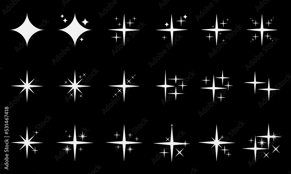 Digital lens flare collection set. vector illustration. easy editable stroke. eps 10. Digital lens flare collection set. vector illustration. easy editable stroke. eps 10.